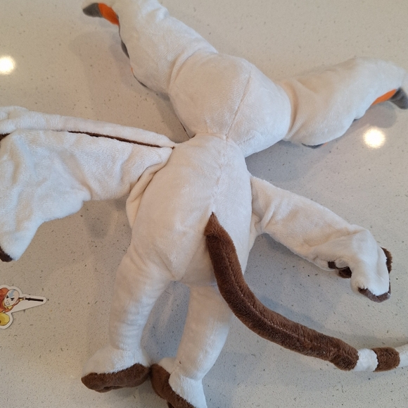 Avater Momo Plush with Aang Sticker, Fluffy and Soft, 1ft with Ears, Never used - Picture 3 of 4